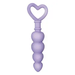 Evolved Sweet Treat Anal Beads, Silicone Waterproof Ribbed Butt Plug Anal Beads, Beginners Gay Anal Sex Toys