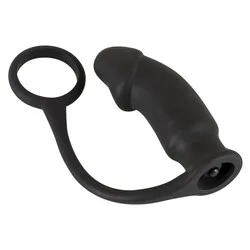 Black Velvets Vibrating Anal Plug And Cock Ring, Silicone Vibrating Dildos Anal Cock Rings, Gay Butt Plugs Male Prostate Massagers Toys, Gay Anal Sex Toys