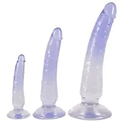 Crystal Clear Anal Training Set Blue, Beginners Anal Sex Toys, Butt Plugs and Glass Butt Plug, Gay Anal Sex Toys, Gay Butt Plugs