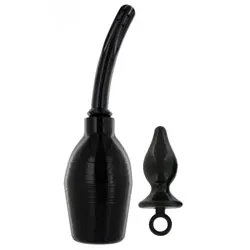 Clean Stream Essentials Enema Kit Anal Douches And Enemas, Plastic Black Anal Douches And Enemas