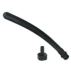 Clean Stream Comfort Douche Nozzle Attachment Anal Douches And Enemas, Silicone Black Anal Douches And Enemas