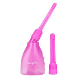 The Ultimate Reusable Anal Douches And Enemas, Pink Plastic Waterproof Anal Sex Toys Douches And Enemas