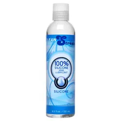 Clean Stream 100 Percent 8.5 Oz Anal Lubricant, Premium Silicone Anal Lubes for Smooth Glide and Comfort