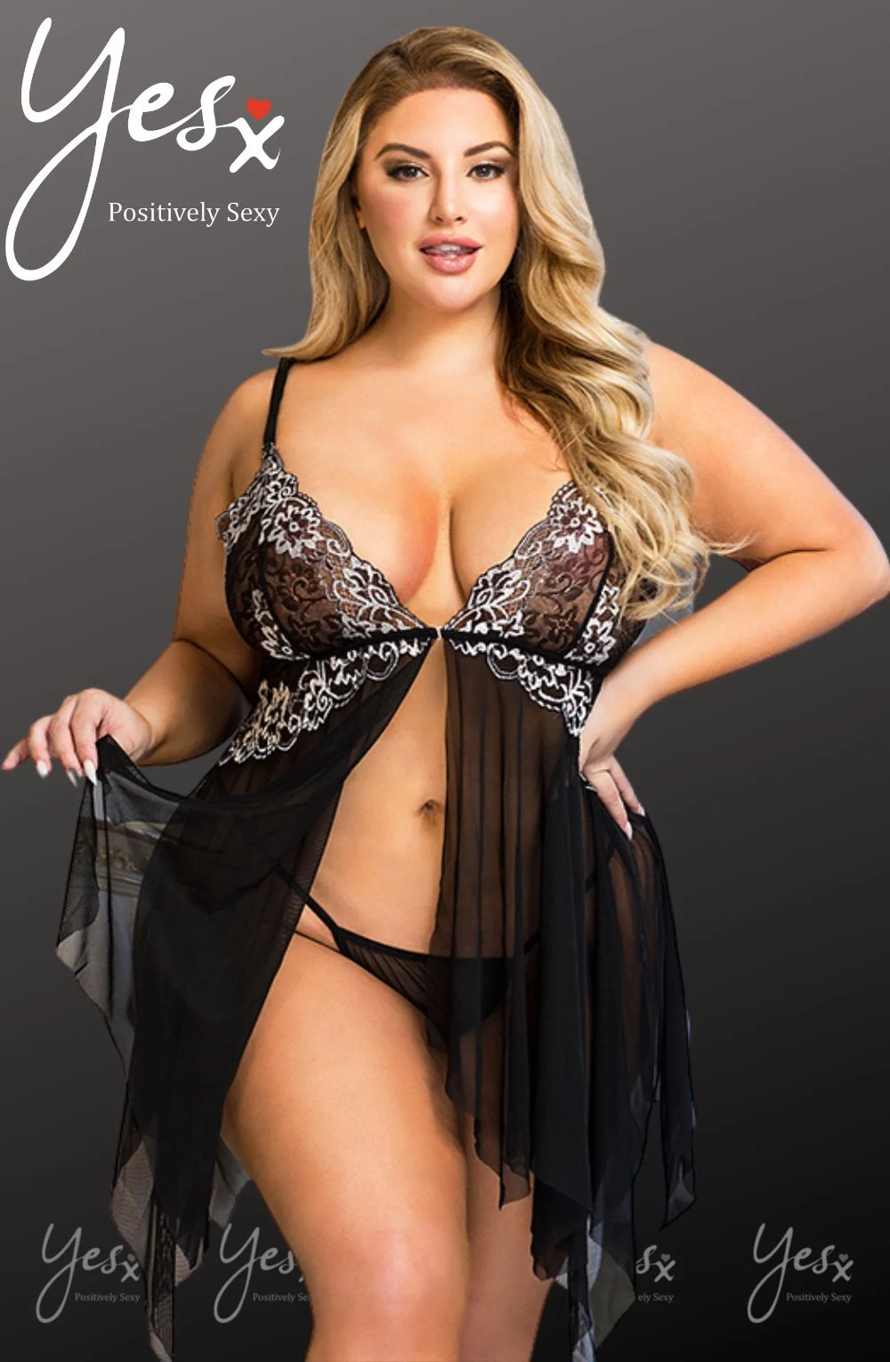 YesX YX836 Babydoll Set