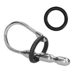 Ouch Urethral Sounding Ball Stretcher & Dividers, Stainless Steel Ball Stretchers & Dividers With Ring