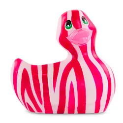 I Rub My Duckie Wild Tiger Bath And Massage Toy, Waterproof Pink Bath And Massage Toy