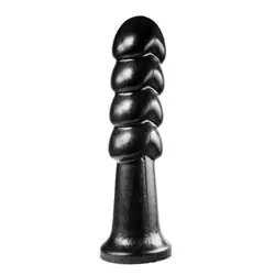 Mister B Dark Crystal Fabio Glass Dildo, Black Gay Anal Sex Glass Dildo