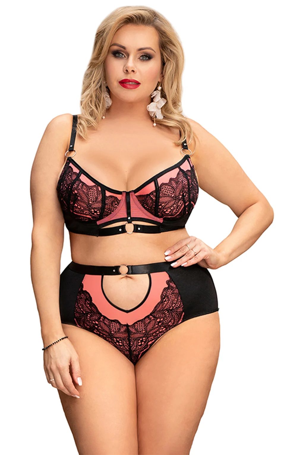 YesX YX831Q Bra Set Pink