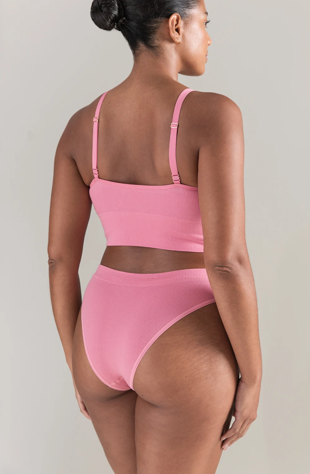 The TENCEL™ High Leg Brief Rose Pink