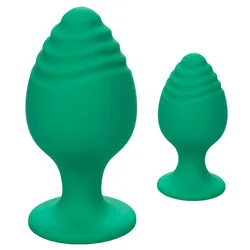 Cheeky Butt Plug Duo Green, Beginners Anal Sex Toys, Classic Butt Plugs