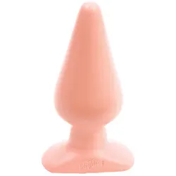 CLASSIC SMOOTH BUTT PLUG LARGE FLESH PINK Anal Gay Classic Butt Plug Bondage Sex Toys, PVC Male Prostate Classic Butt Plug Gay Sex Toys for Beginners