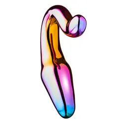 Glamour Glass Sleek Anal Tail Butt Plug, Beginners Classic Glass Butt Plug Bondage Toys, Gay Anal Sex Toys