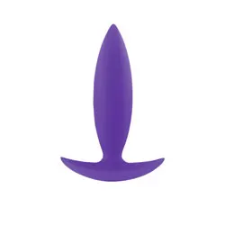 INYA Spades Small Purple Butt Plug, Beginners Anal Sex Toys and Classic Butt Plug for Beginners