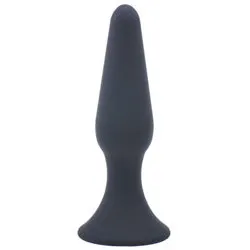 MEDIUM BLACK SILICONE Anal Dildos Classic BUTT PLUG Gay Sex Toys, Classic Butt Plug Gay Sex Toys for Beginners