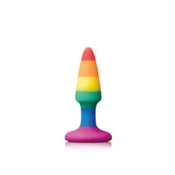 Pride Pleasure Plug Rainbow Mini, Beginners Anal Butt Plug, Beginners Anal Butt Plug, Classic Butt Plug, Beginners Anal Sex Toys, Beginners Butt Plug, Beginners Bondage Toys, Gay Butt Plugs