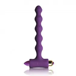 Rocks Off Pearls Petite Sensations Purple Butt Plug, BDSM Beginners Anal Sex Toys, Beginners Butt Plug for Beginners Bondage Toys