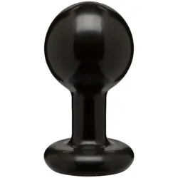 Large Round Black Butt Plug, Beginners Butt Plugs for Anal Sex Toys and Male Prostate Toys