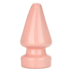 XL Humongous Butt Plug, Ivory Silicone Butt Plug, Premium Silicone Butt Plug