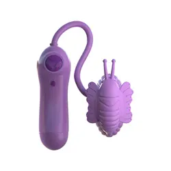 Pipedream Fantasy For Her Butterfly Flutt Mini Vibrators, PVC Purple Clitorial Couples Butterfly Vibrators Bondage Toys for Beginners