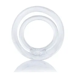 Screaming O RingO 2 Classic Cock And Ball Ring, Silicone Clear Vibrating Remote Control Classic Cock Rings