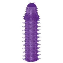 Xtra Lust Penis Cock Sleeves Extensions, Jelly Purple Classic Cock Sleeves Extensions