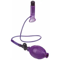 PipeDream Purple Plastic Clitorial & Pussy Pumps, Fetish Fantasy Series Vibrating Clit SuckHer Clitorial & Pussy Pumps