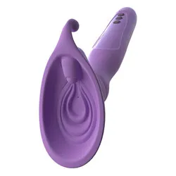 Pipedream Fantasy For Her Vibrating Roto SuckHer Clitorial & Pussy Pumps, Purple Silicone Clitorial & Pussy Pumps