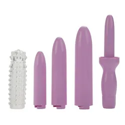 Berman Center Dilator Bullet Couples Vibrator Kits, Plastic Purple Clitorial Vibrator Kits Bondage Toys