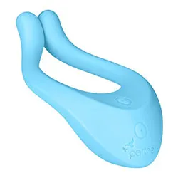 Satisfyer Partner Multifun 1 Endless Love Light Blue Clitorial Couples Vibrators, Beginners Bondage Female Sex Toys Cock Rings Clitorial Vibrators