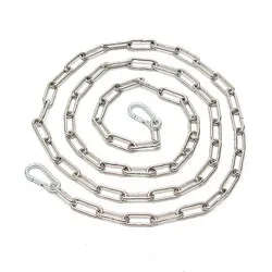 BDSM 200cm Chain With Hooks for Collars and Leads