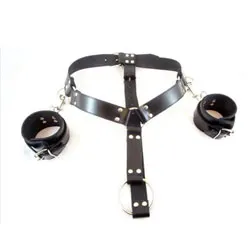 Rouge Garments Latex Collars and Leads Cuff Harness Leashes Handcuffs, Bdsm Collars and Leads