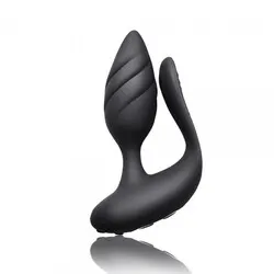 Rocks Off Cocktail Remote Control Vibe Black Couples Vibrators, Waterproof Silicone Mini Clitorial Couples Vibrators