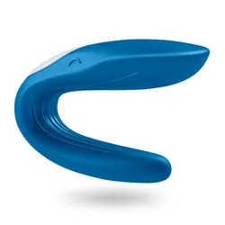 Satisfyer Partner Whale Duo Penetrator G Spot Couples Vibrators, Waterproof Silicone Blue Clitorial Couples Vibrators Bondage Toys for Beginners