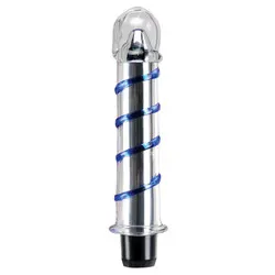 PipeDream Dildo Vibrators Blue Glass Dildo, Waterproof Icicles No. 20 Dildo Vibrator