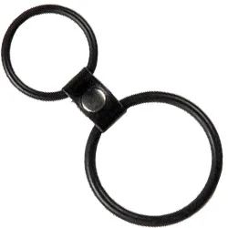 Rubber Cock And Ball Rings, Classic Double And Triple Metal Cock Rings
