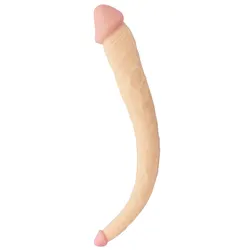 15 Inch Flesh Double Dong Anal Gay Large Double Ended Dildos, Waterproof PVC Realistic Penis Double Ended Dildos