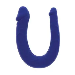 ToyJoy Get Real Realistic Mini Double Penetrators Dong Blue Double Ended Dildos, Silicone Penis Double Ended Dildos