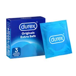 Durex Extra Safe Regular Fit Condoms 3 Pack, Secura Extra Safe Condoms