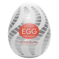 TENGA TORNADO Large Love Egg MASTURBATOR, Silicone Clear Large Love Egg