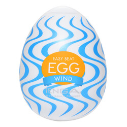 TENGA WIND Large Love Egg MASTURBATOR, Realistic Feel Clear Large Love Egg