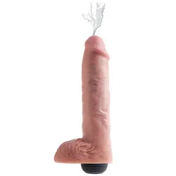 King Cock 11 Inch Ejaculating Dildos, Realistic Squirting Cock With Balls for Gay Dildos and Gay Anal Sex Toys