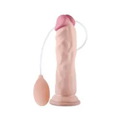 Lovetoy Cumming Softee Squirting 8.5 Inch Cock, Ejaculating Penis Dildos, Gay Anal Sex Toys, Realistic Suction Cup Dildos