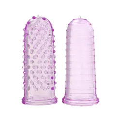 ToyJoy Sexy Finger Ticklers Purple Cheap Vibrators, Jelly Cheap Vibrators for Ultimate Pleasure