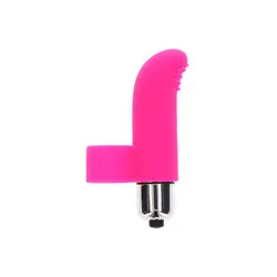 ToyJoy Tickle Pleaser Finger Mini Vibrators, Silicone Pink Finger Vibrators Bondage Toys for Beginners