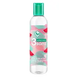 ID 3some Watermelon 3 In 1 118ml Flavoured Lubricants And Oils, Premium Flavoured Lubricants And Oils for Enhanced Pleasure