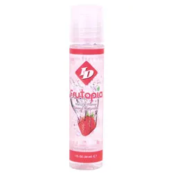 ID Frutopia Personal Flavoured Lubricants And Oils, 1 Oz Strawberry Flavoured Lubricants And Oils