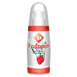 ID Frutopia Strawberry Flavoured Personal 100ml Flavoured Lubricants And Oils, Premium Flavoured Lubricants And Oils for Delicious Sensations