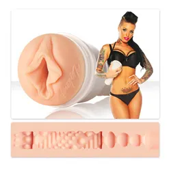 CHRISTY MACK ATTACK FLESHLIGHT GIRLS Blow Job Masturbator Toys, Realistic Feel Flesh Pink Pocket Pussy Fleshlight Masturbators