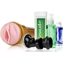 Fleshlight Masturbators Stamina Value Pack, Fleshlight Blow Job Masturbator Pocket Pussy