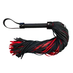 Rouge Garments Croc Print Floggers, Exquisite Leather Floggers Whip for Sensual Play